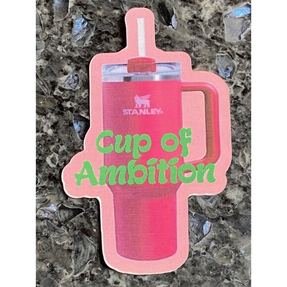 Dolly Parton Sticker Stanley Cup Of Ambition Funny Gag Gift Waterproof Vinyl - Picture 2 of 9